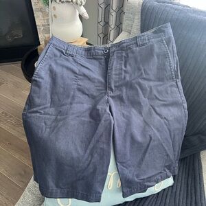 O'Neill Men's Dark Blue Flat Front Shorts